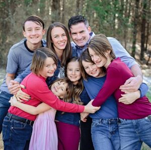 Photo of Dr. Moser and his family.